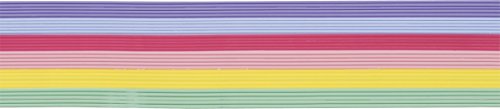 6 x Knorr prandell Verzierwachsstreifen Sortiment 200x1mm Pastell VE=3