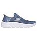 Skechers Women's Go Walk Flex Hands Free Slip-Ins - Grand Entry Sneaker, Blue, 10 US