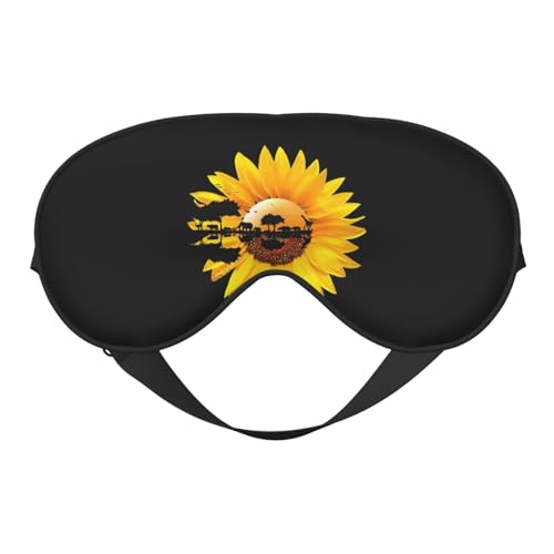 Sunrise Sleep Mask、睡眠用アイマスク、完全に調節可能なストラップアイカバー レディース/メンズ
