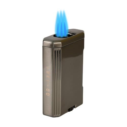 Vertigo Intrigue Triple Torch Lighter (Gunmetal)