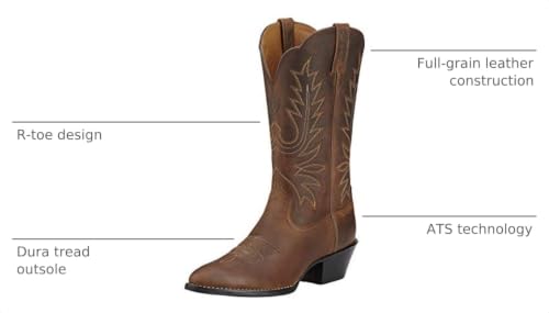Image of Ariat Women's Heritage Western R Toe Western Cowboy Boot