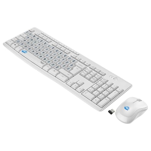 Kit ratón teclado inalámbrico SIMPLETEK silencioso para eliminar cables de tu escritorio