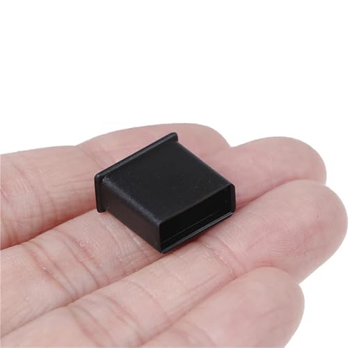 Tapones antipolvo USB de alta calidad: 100 protectores impermeables macho color blanco 4