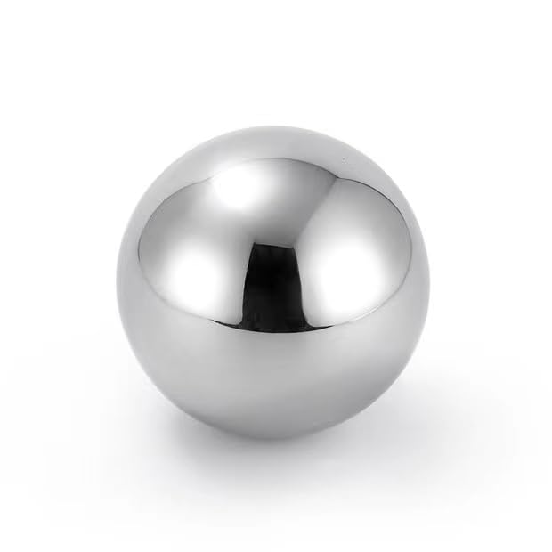 （2 Pieces） Precision Chrome Steel Bearing Balls G25 (2 inch) Baoding Balls Hand Exercise Stress Balls Exercise Healthy Handballs,Ideal for Hand Health Balls