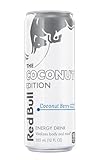 Red, 1 CAN, 12 FL OZ, Coconut Edition, Coconut Berry, Energy Drink, Bull, SHIPS FAST IN HAND