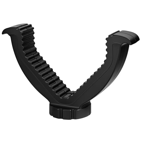 V Yoke Holder Shooting Rest, Tripod Shooting Portable V Yoke, Shooting Tripod Rifle Rest V Yoke Head for Outdoors Activities, Black