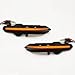 BAKUGO 2Pcs Car LED Dynamic Side Mirror Rearview Blinker Indicator Turn Signal Light for Lincoln Corsair 2020 2021