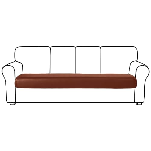 Housse de canapé imperméable stretch cuir synthétique 4 places