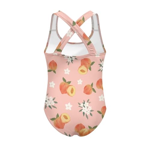 Girls Summer Swimsuit Sleeveless Swimwear One-Piece Swim Suit Beachwear Pool Outfits Bathing Suit2