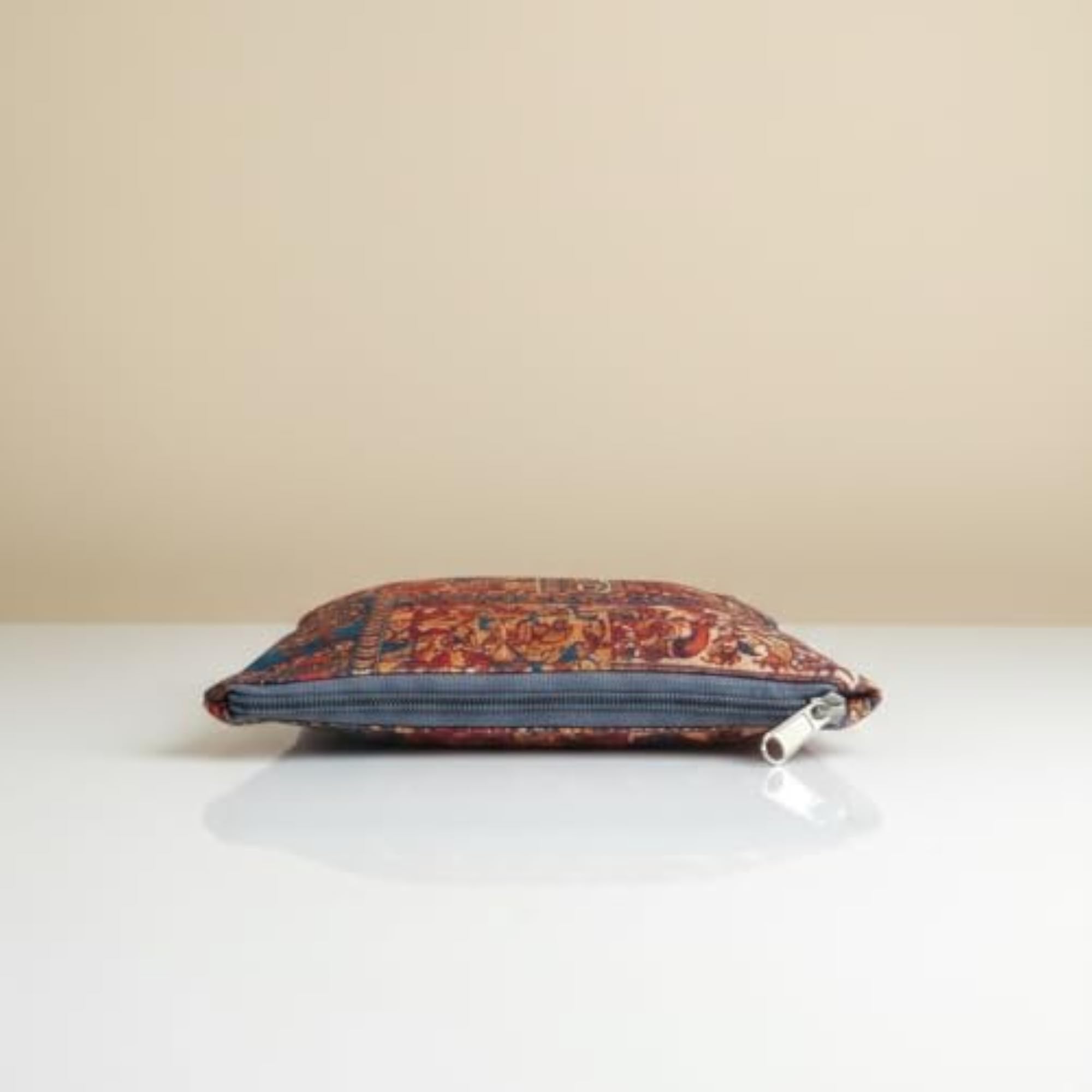 Rustic Vintage Tapestry Waterproof Canvas Zip Pouch
