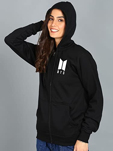 FALTUCO-BTS-Womens-Cotton-Full-Zipper-Sweatshirt-Hoodies-with-Kangaroo-Pocket-Cotton-Hooded-Neck-Sweatshirt-Sweatshirt-for-Women