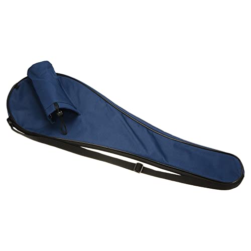 PATIKIL Funda para raqueta de bádminton, bolsa de transporte con correa de hombro ajustable, ligera, impermeable, azul marino Cover