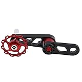Este tensor de cadena de bicicleta tiene la tensión perfecta para su cadena, para que pueda entrar en los pedales con menos esfuerzo.