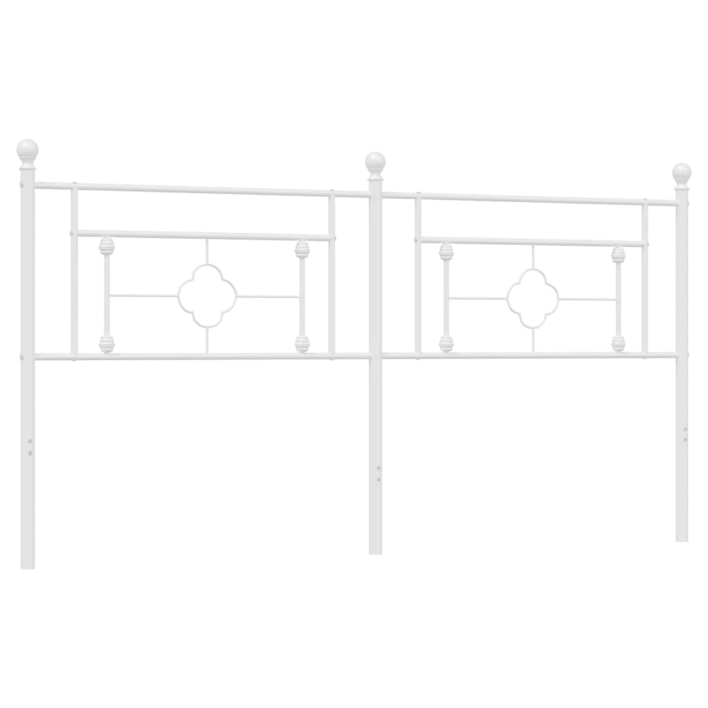Tête de lit métal Blanc 180 cm Tete De Lit Capitonnée,Tête De Lit À Poser Au Sol