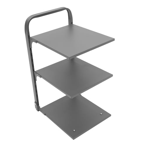 SOLUSTRE Foldable Multi Pot Rack Convenient Carbon Steel Organizer for Kitchen Countertop Space Saving Design for Pans and Cookware Storage for Steam Pots and Saucepans