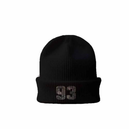 Bonnet anti-courants d'air 93 Number Cuffed Beanie qui ne glisse pas