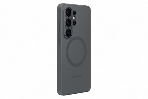 Image of Samsung Galaxy S26 Ultra Silicone Magnet Phone Case, Soft-Touch, Durable Grip, Great Feel, Black