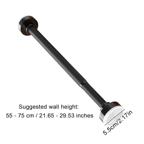 Barre à pression extensible résistante sans installation permanente
