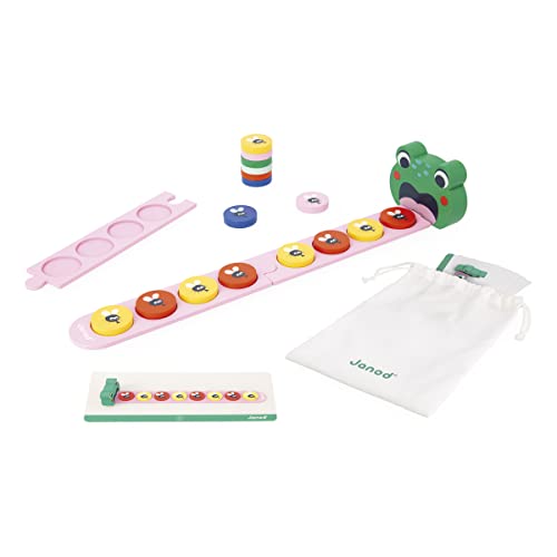 Janod - Pédagogie Range - Frog Algorithms - Learn Colours and Sequences - Children’s Educational Toy - Frog Game - 36 Months +, J05088 - Image 4