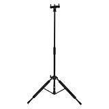 Depisuta Gitarrenständer, Höhenverstellbarer Klappbarer Gitarrenhalter, Bodengitarren-Dispaly-Bass-Aufhängerständer für Akustische Elektrische Klassische Gitarren, Bass, Violine,