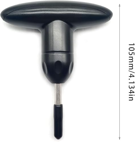 Flylin Golfschlüssel Werkzeug, Driver Schlüssel Golf Driver Treiberschlüssel Golfschläger Drehmomentschlüssel, Ersetzen Golfschuhe Spike Wrench für Club Fahrerwellen Adapter Schwarz