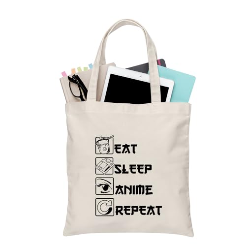 BDPWSS Anime Canvas Tote Bag - Anime Lover Gift - Reusable Handbag