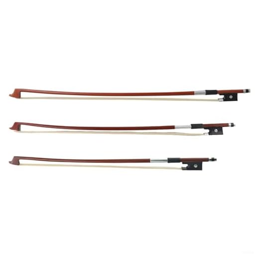 14 18 110 Arco de violín con crin esencial para aspirantes a violines y práctica (1/4)