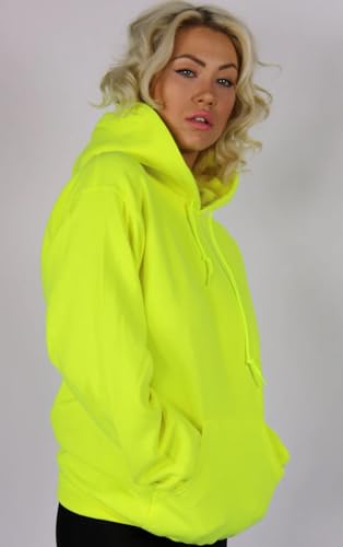 Image of SXV STYLE Hooded Pullover Solid Plain Unisex Cotton Oversized Baggy Sweatshirt Hoodie