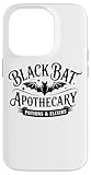 Elixirs de Potions d'apothicaire Chauve-Souris Noire Coque pour iPhone 14 Pro