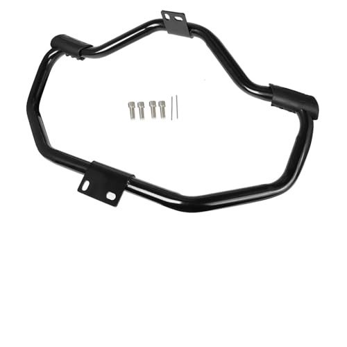 MZS Motorcycle Crash Bar 1.25 Engine Guard Front Highway Bar Heavy Duty Black Compatible with Sportster XL883 XL1200 883 1200 XL Iron 2004-2022 / XR1200 2008-2013