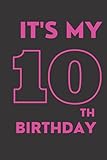I Am 10th birthday: notebook for boy 10th
