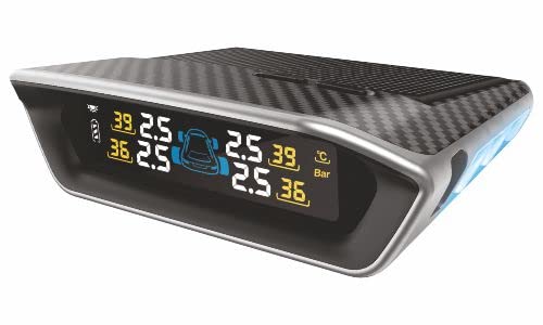 Image of Blaupunkt Tyre Pressure Monitoring System - Solar Powered - Multi-Color Solar Powered Display