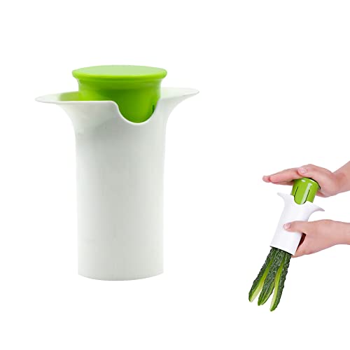 Cortador Verduras Corte Pepino Tiras - Cortador De Verduras De Acero Inoxidable Con Inserto De Centrado, Palitos De Verduras Picadoras Para Frutas, Pepinos, CalabacíN, Zanahorias, Fresas. 1 Pieza Cover