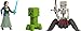 Mattel Minecraft Story Set with 4 Action Figures & 3 Accessories, Overworld Encounters Pack Inspired by A Minecraft Movie, Toy Collectible