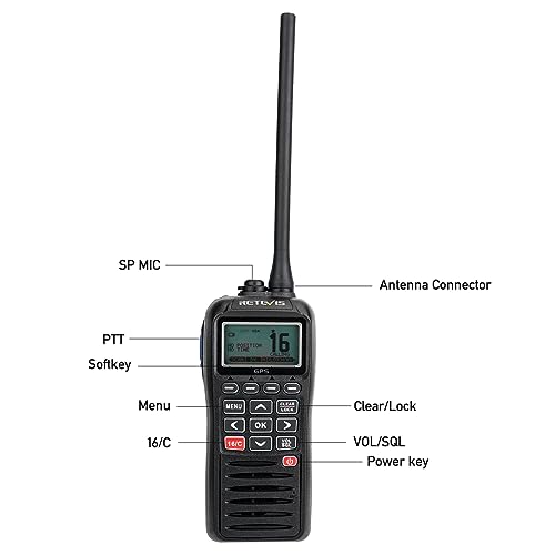 Retevis FA9225A Rm40 Handheld Marine Radio With Gps thumb #8