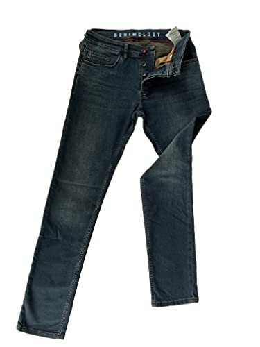 Jean slim homme confortable Denimologie pantalon coton délavé