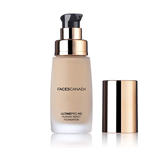 Image of FACESCANADA Ultime Pro HD Runway Full Ready Natural Liquid All Skin Foundation Ivory 01