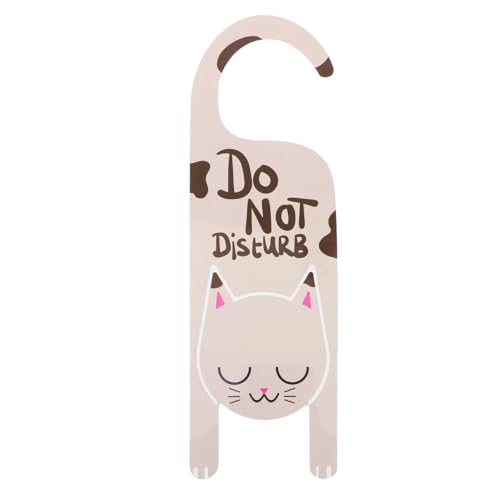 jojofuny 2 Piezas Letrero para colgar en la puerta baño cartel de no molestar para colgar en la puerta ocupado colgador de doble cara colgante