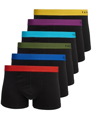 Bóxer para hombre Tazzio estilo retro BS1001 ideales para la oficina o entrenar en pack de 6