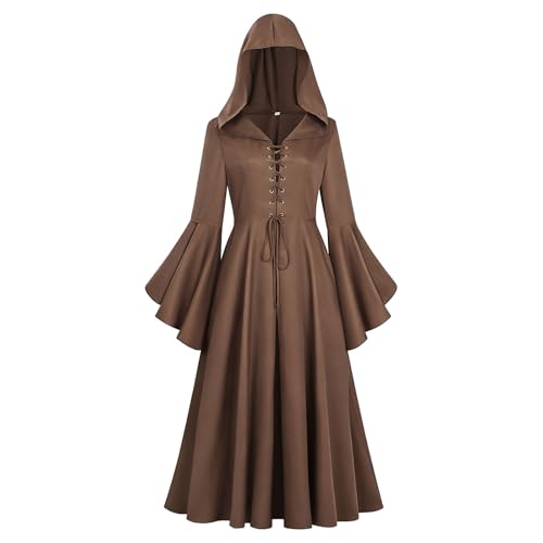Veste avec capuche style gothique et robe médiévale de sorcière