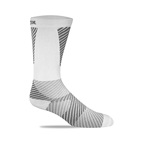 Men's Alpha Pro Crew (Men's Shoe Size 7 to 12, Men's Alpha Pro Crew White/Grey)