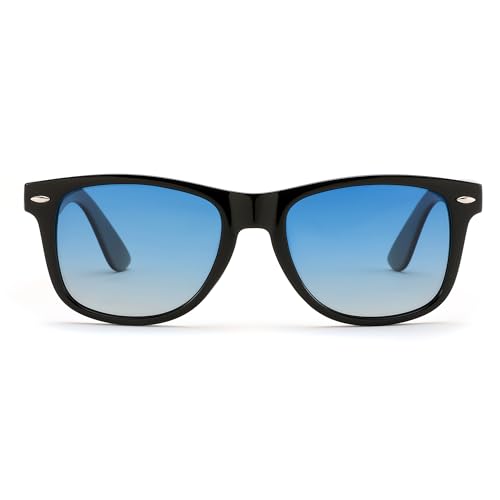 FEISEDY Classic Square Retro Polarized Sunglasses Women Men 80s Sun Glasses Trendy UV400 B18583