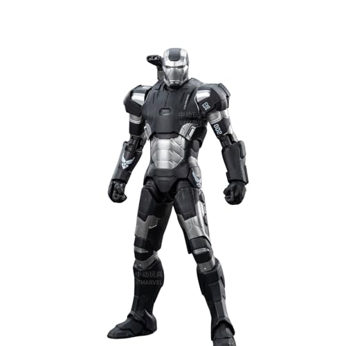 Image of ZD Toys Action Figure Collectible - 7 Inch War Machine MK2, 1 /10 Scale Superheros Premium PVC Build Collectible, Interchangeable Accessories & Stand, Perfect for Gifting, Ages 15+ Years