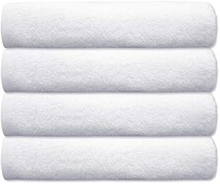 Bath Towels, Ultra Soft and Absorbent towel. More-fibrous threads, and moisture-sucking loops. Luxury hotel spa and salon towels 100% combed cotton 27x54 set of 4