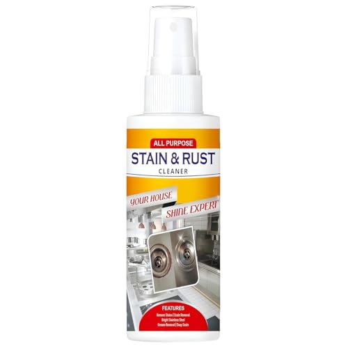 Image of Multipurpose Stain & Rust Remover Spray for Iron, Steel, Metal, Rust Stains Cleaning for Kitchen, Bathroom, Household Cleaner to Loosen Stuck & Rust Parts (200ml, Pack of 1)