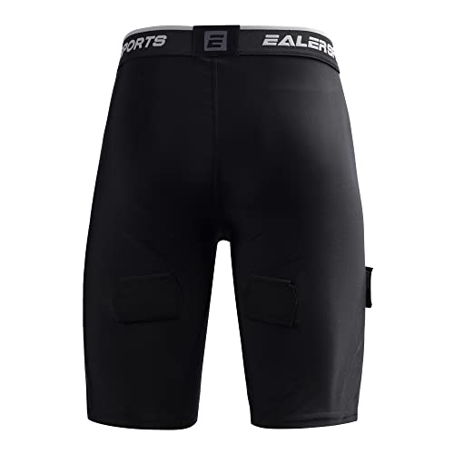 EALER BCP300 Core Compression Shorts Jock Pants with Athletic Cup for Baseball, Hockey, Softball3