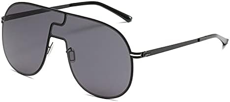 Amazon.com: mincl Gafas de sol vintage Pilot para mujeres y hombres, marco  grande, retro, chic, para damas, color marrón y rojo, UV400, Negro, x :  Ropa, Zapatos y Joyería
