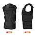 Youth Football Padded Shirt, Chest Rib Protector, Compression Padded Vest with 5-Pad for Sports Paintball Football Baseball Lacrosse