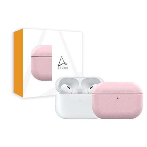 Étui en cuir AirPods Pro rose ballet ARMOR accessoire style