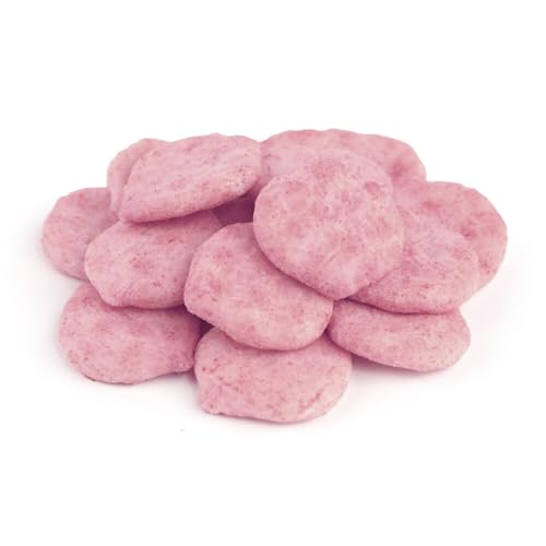 Kiddylicious Raspberry & Beetroot Melty Buttons - Delicious Snacks for Kids - Suitable for 9+ Months - 10 packs